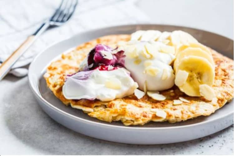 Các món ăn từ chuối để giảm cân: Trứng omelette chuối