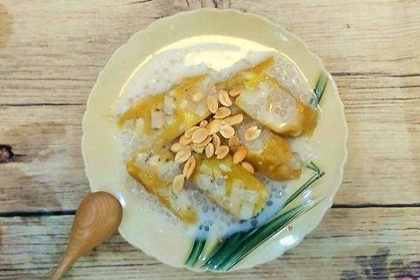 bánh chuối hấp miền Tây