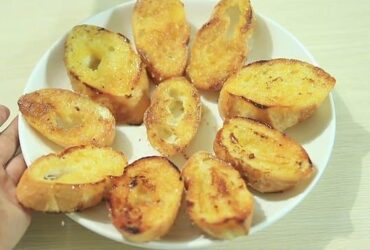 Cách làm bánh mì nướng bơ đường với chảo, lò nướng, nồi chiên