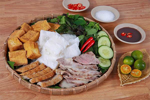 học cách làm bún đậu mắm tôm