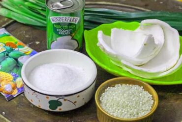 Hướng dẫn làm chè dừa non lá nếp thơm mát, béo bùi hấp dẫn