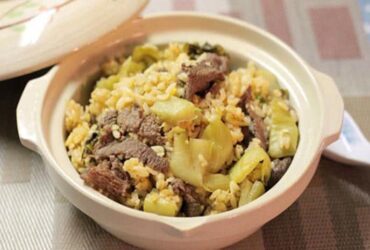 Cách làm cơm rang dưa bò ngon chuẩn vị Hà Thành thơm nức mũi