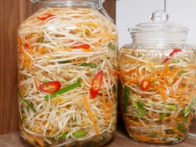 Cách làm dưa giá chua ngọt, ngon giòn chống ngán hiệu quả