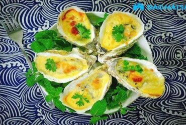 Lạ miệng với 2 món hàu nướng phô mai đậm vị, thanh béo