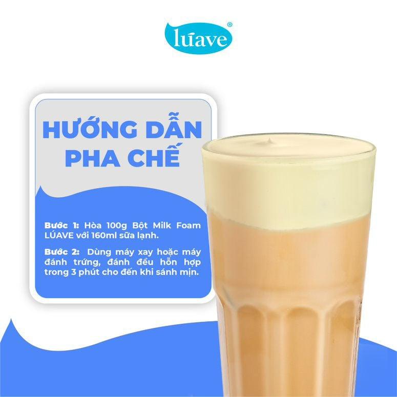 Hướng dẫn pha chế kem cheese bằng bột