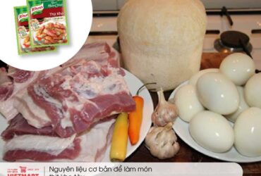 Cách nấu Thịt Kho Tàu thơm ngon chuẩn vị với 4 bước đơn giản