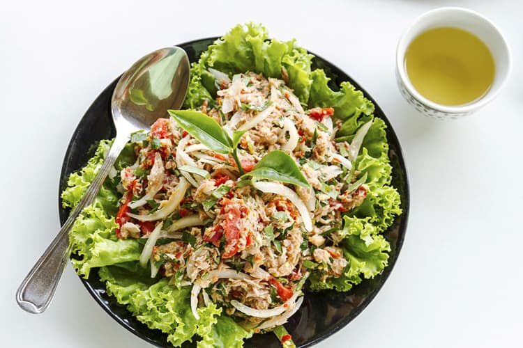 salad cá ngừ sốt mayonnaise